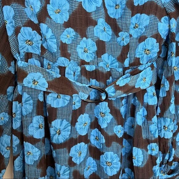 NWT ASOS Urban Revivo Puff Sleeve V-Neck Skater Dress - Picture 7 of 14